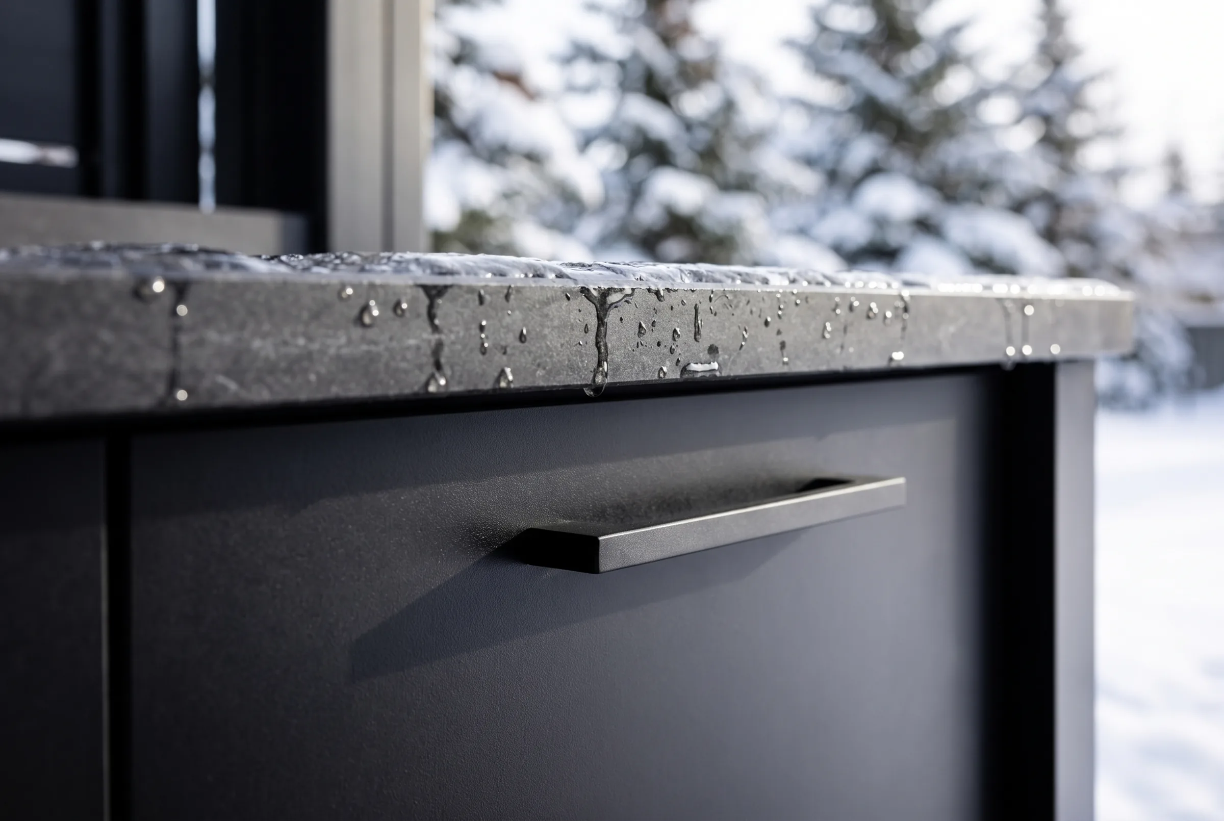 Rendering — meltwater on the counter in Alberta